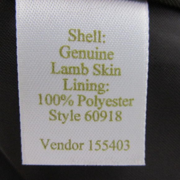 🌟2X Host Pick 🌟 Vintage Lambskin Dark Brown Leather Jacket - Picture 7 of 8